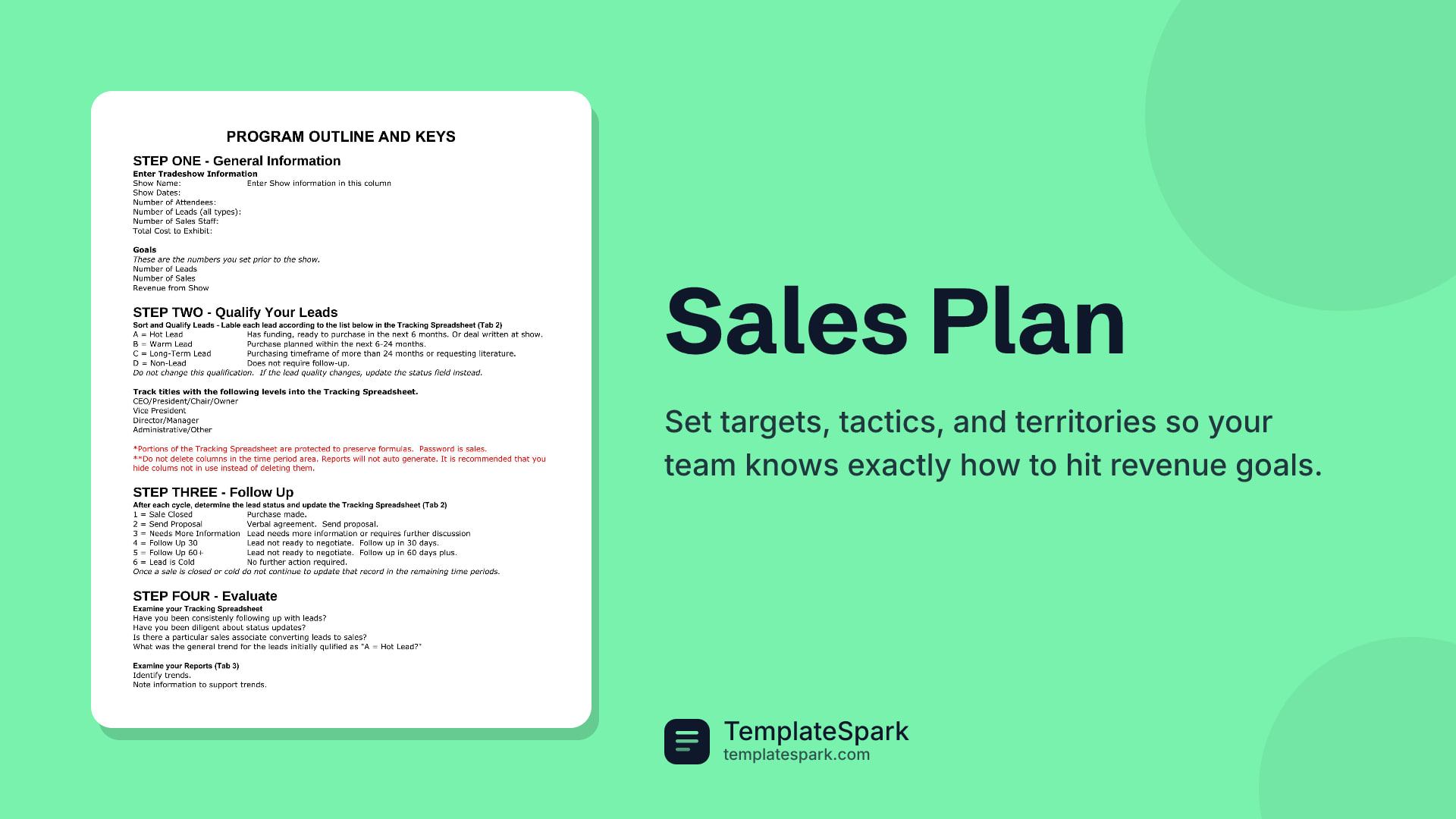 Sales Plan