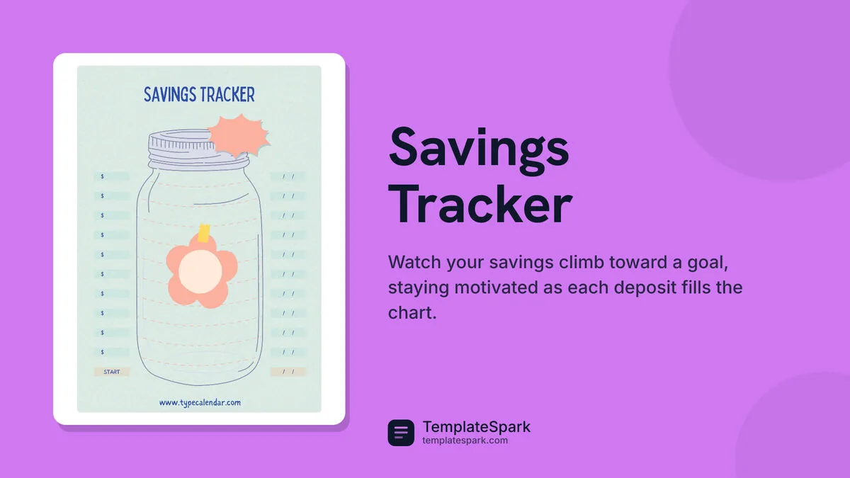 Savings Tracker Savings Tracker