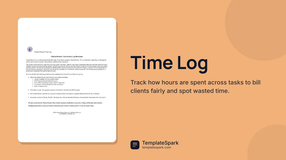 Time Log Time Log