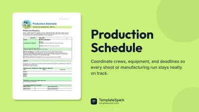 Production Schedule