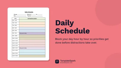 Daily Schedule