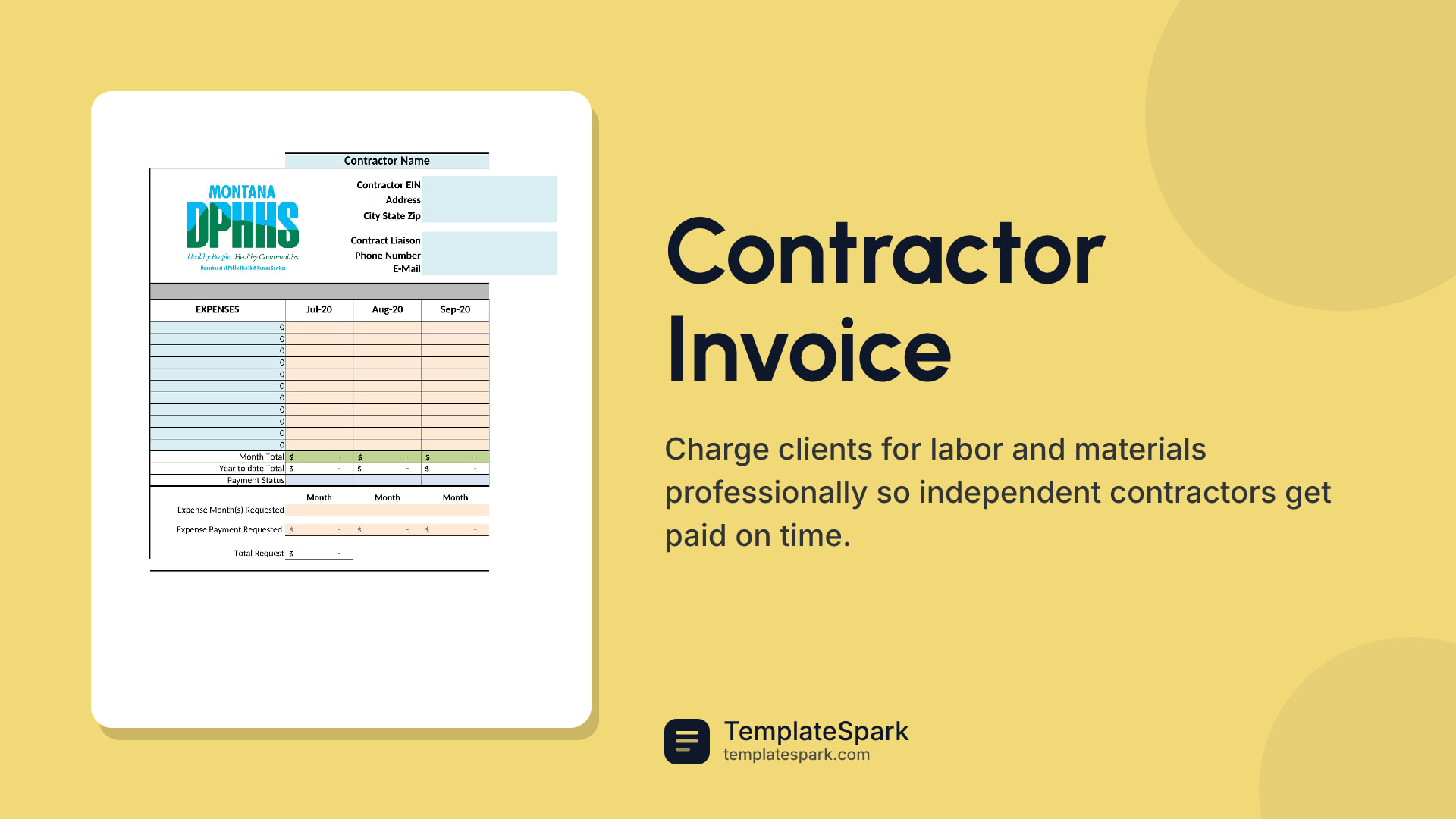 Contractor Invoice