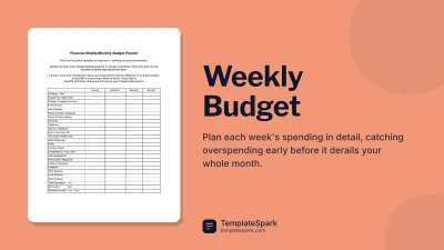 Weekly Budget preview