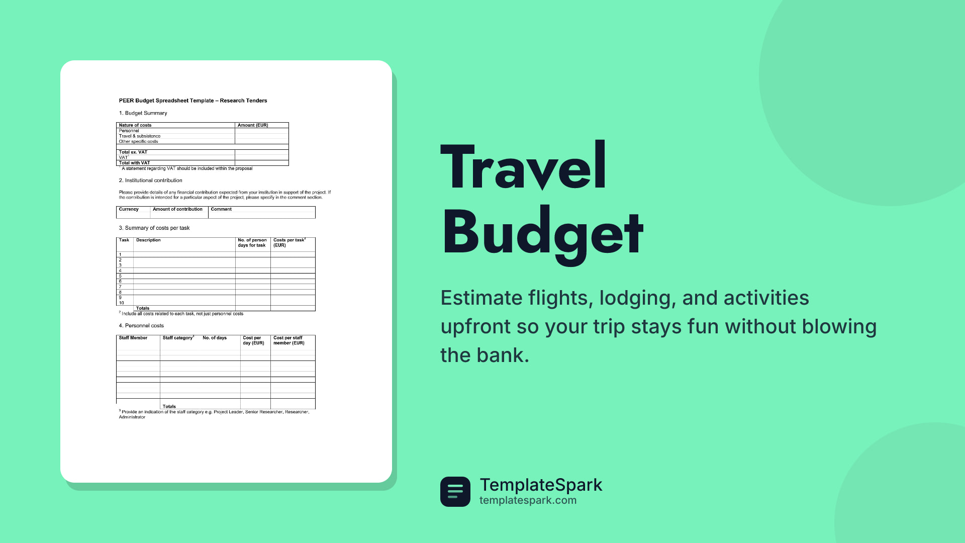 Travel Budget