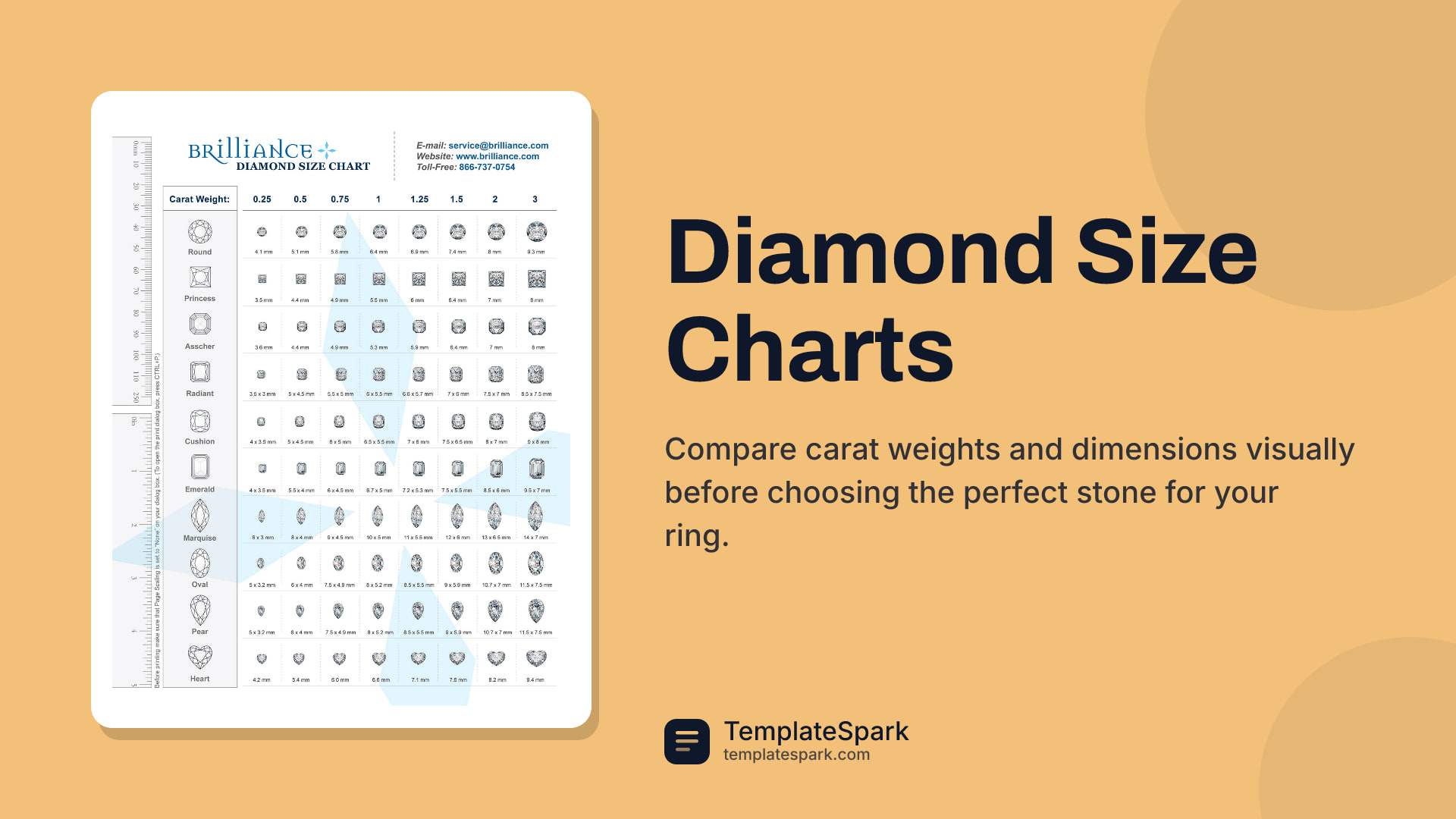 Diamond Size Charts preview