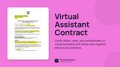 Virtual Assistant Contract
