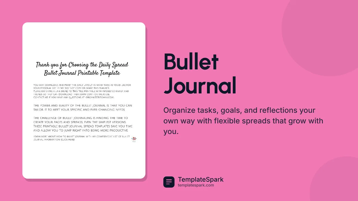 Bullet Journal Bullet Journal