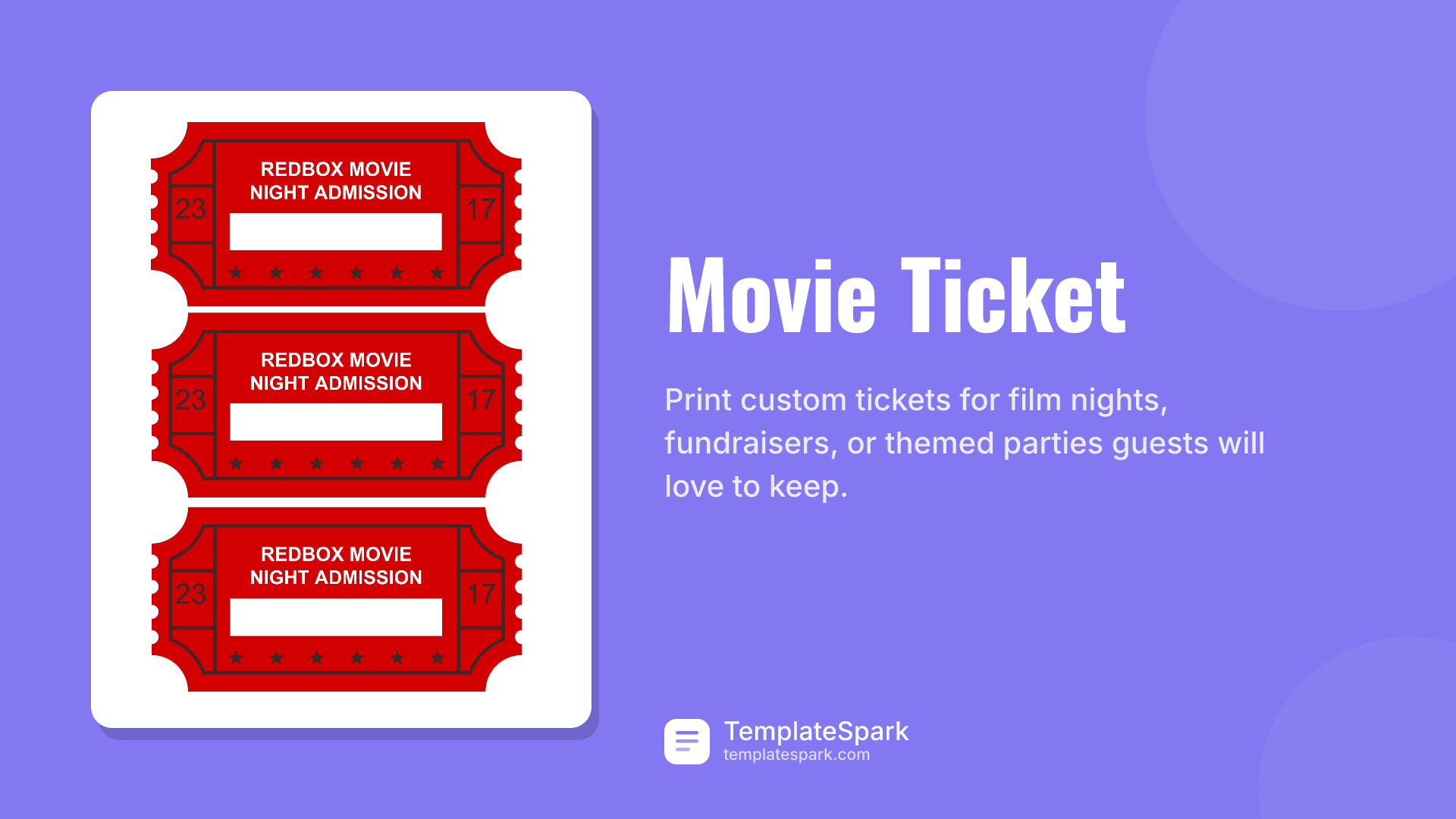 Movie Ticket preview