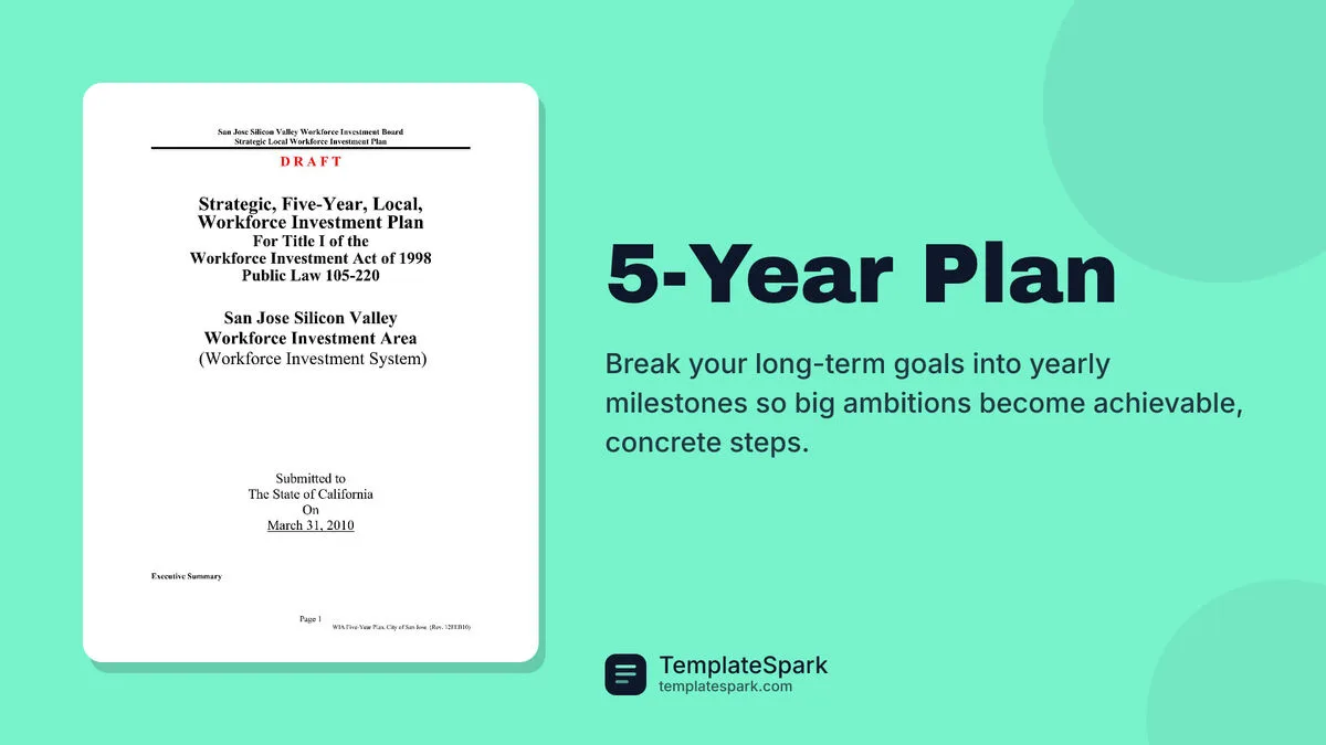 5-Year Plan 5-Year Plan