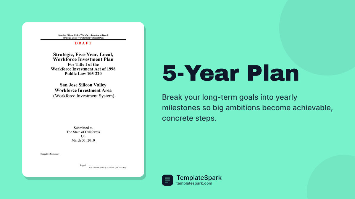 5-Year Plan