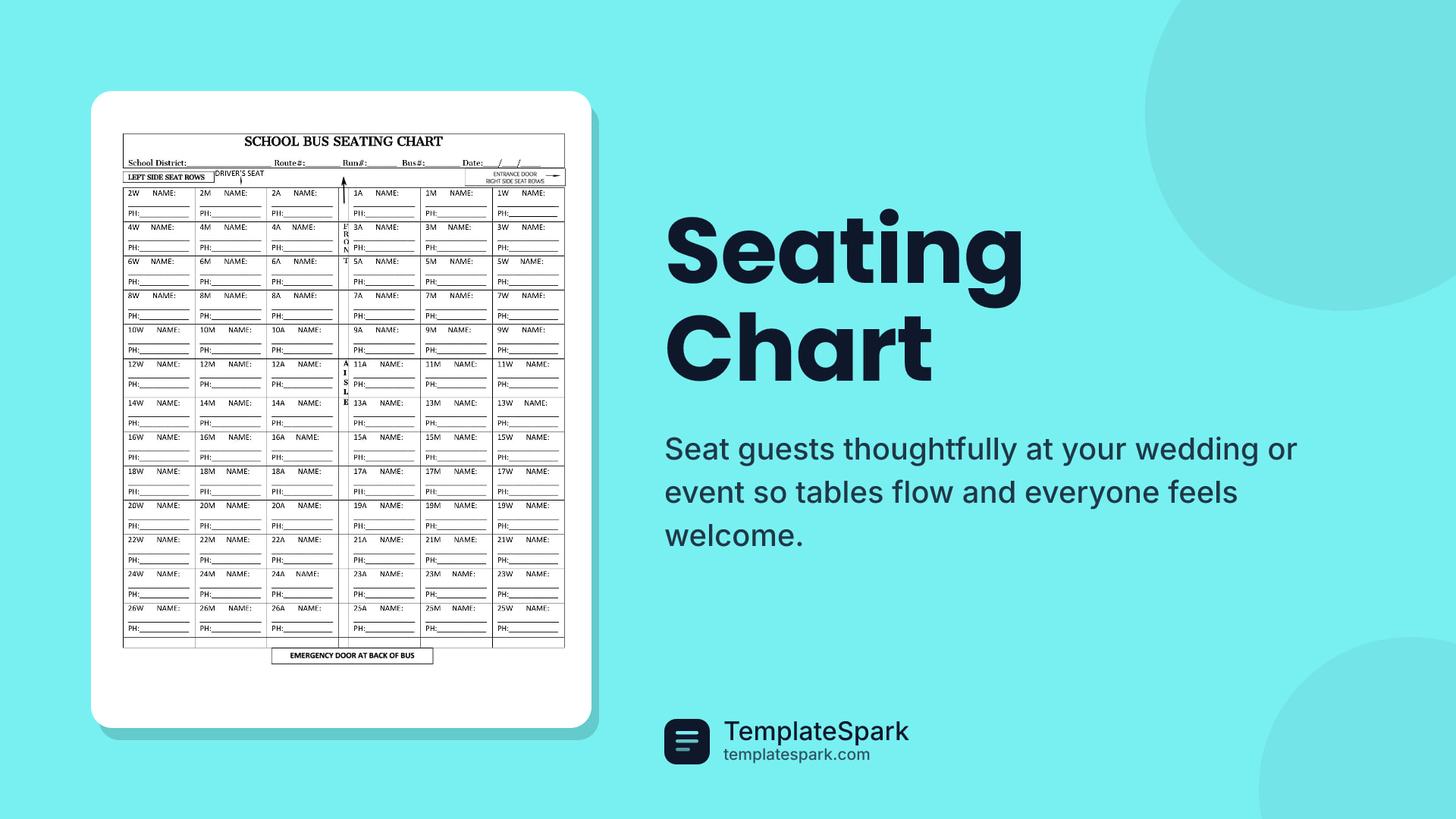 Seating Chart preview