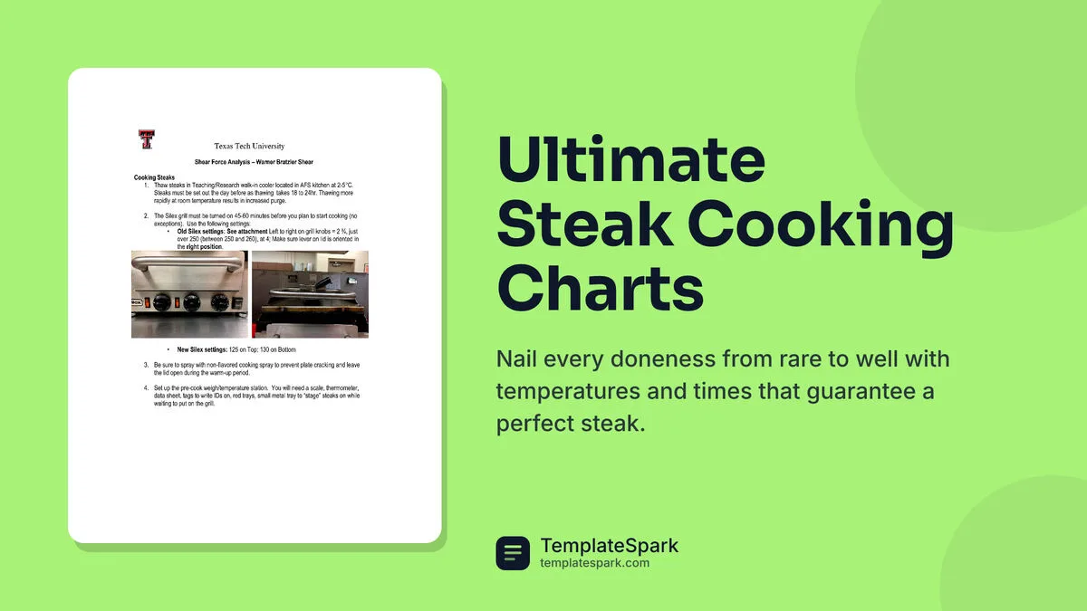 Ultimate Steak Cooking Charts Ultimate Steak Cooking Charts