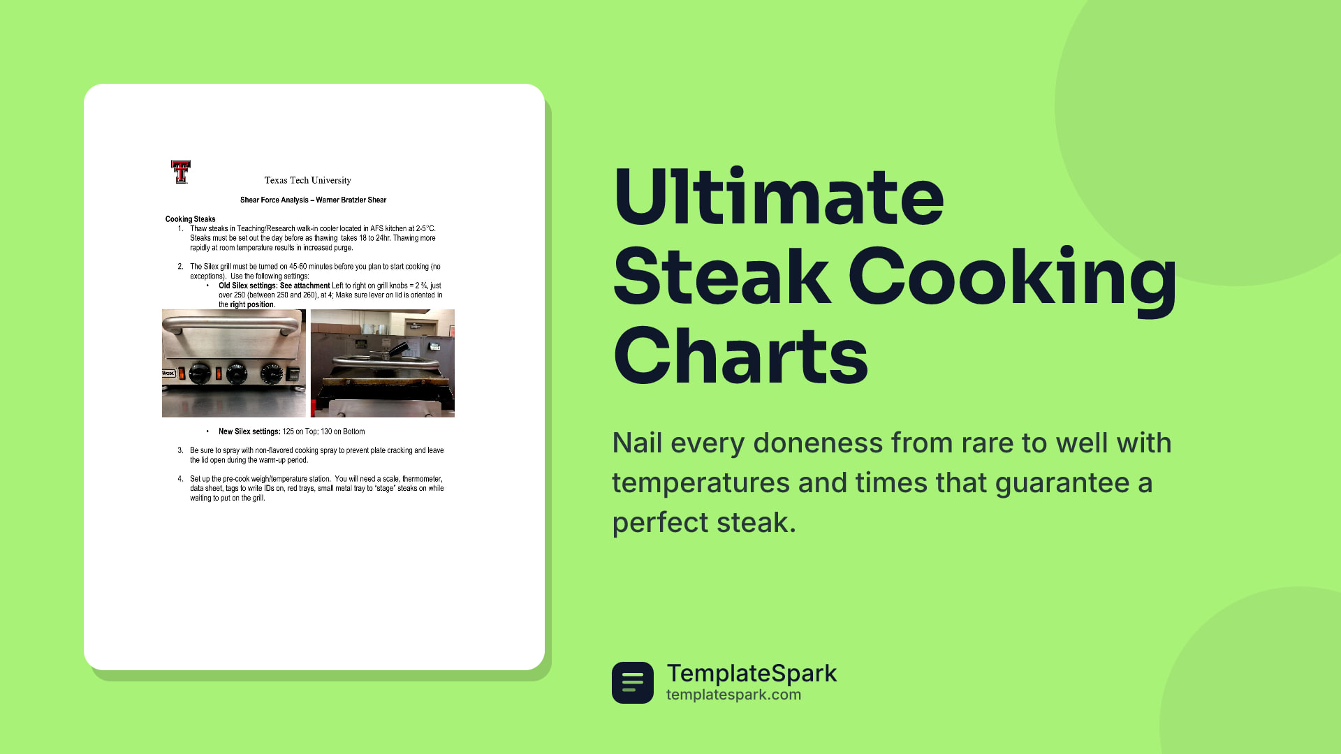 Ultimate Steak Cooking Charts