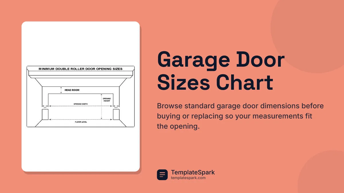 Garage Door Sizes Chart Garage Door Sizes Chart