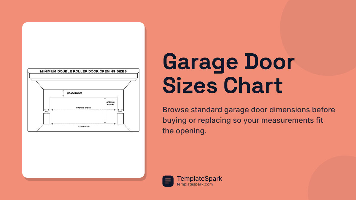 Garage Door Sizes Chart