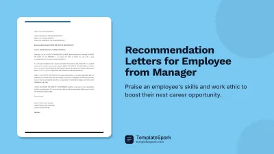 Recommendation Letters for Employee from Manager