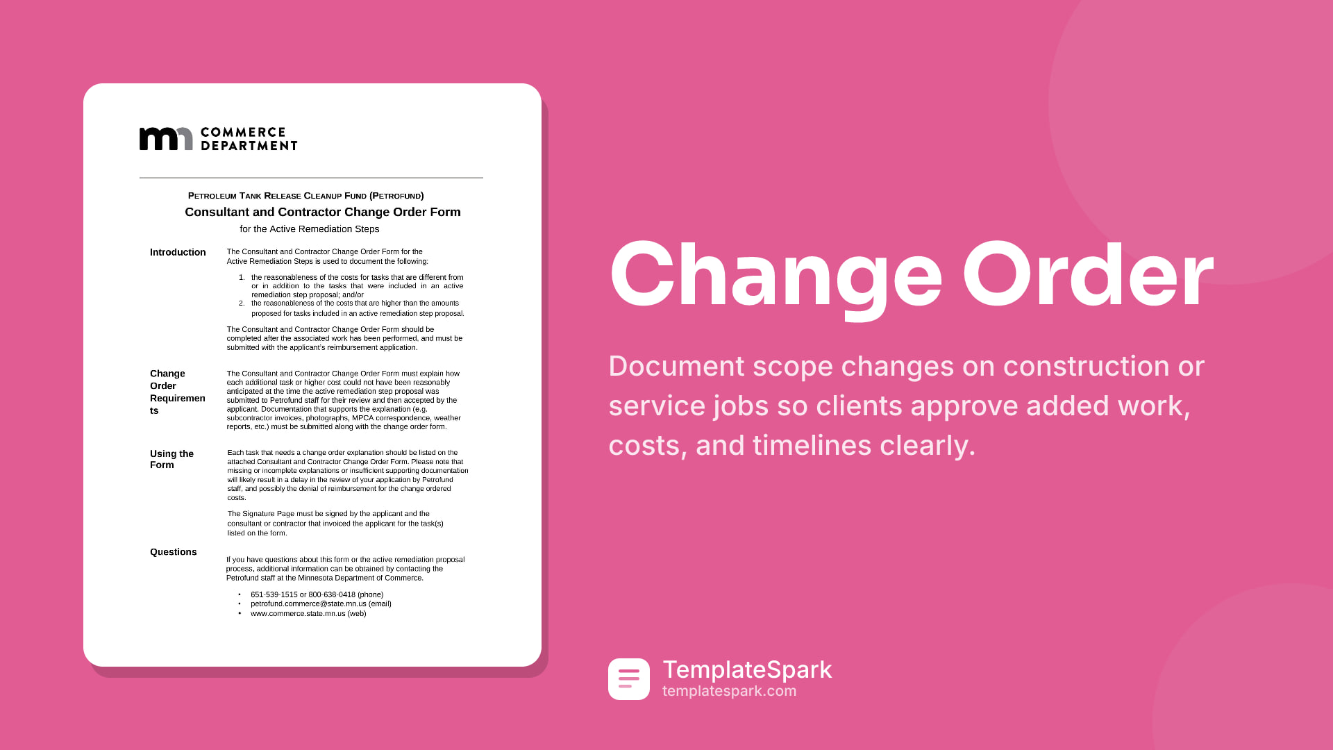 Change Order