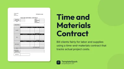 Time and Materials Contract