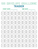 Free 100 Envelope Challenge Pdf template thumbnail