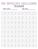 Sample 100 Envelope Challenge template thumbnail