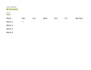 Download Excel Class Schedule template thumbnail