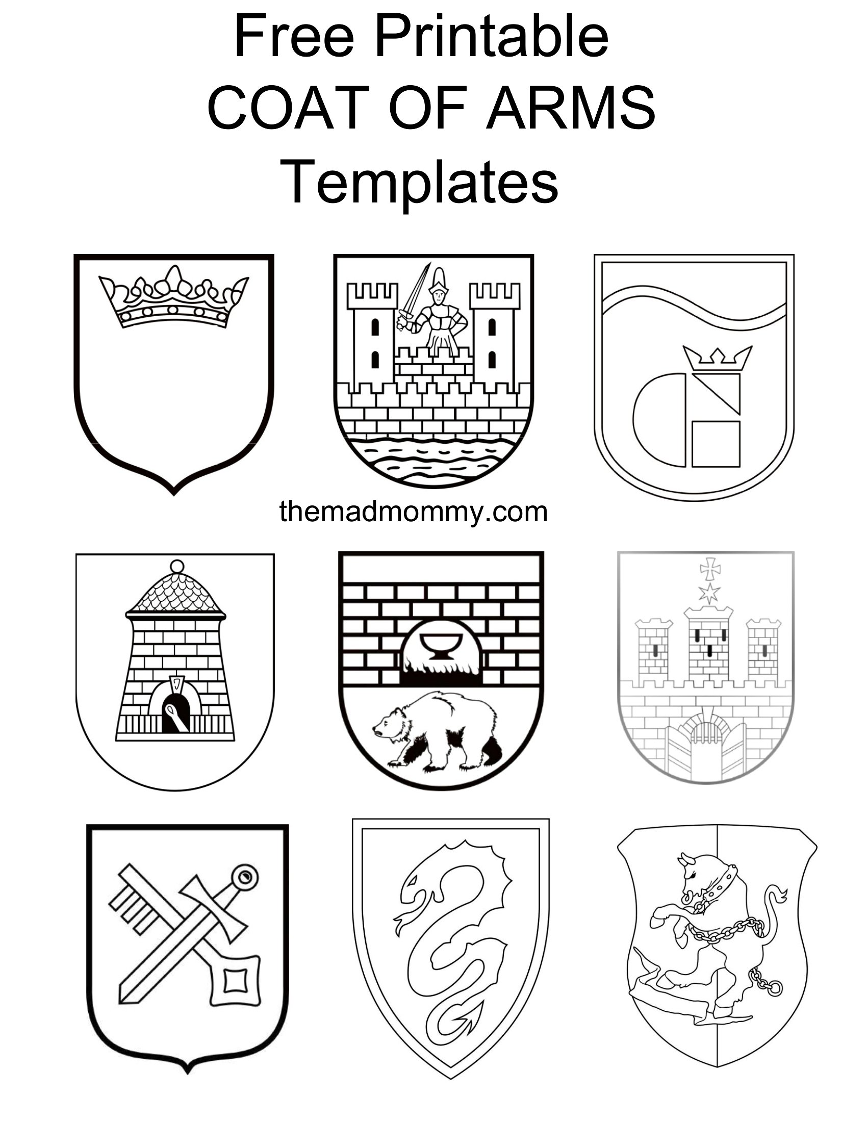 49 Free Coat Of Arms Templates TemplateSpark
