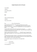 Downloadable Free Demand For Payment Letter template thumbnail