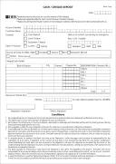 Banking Deposit Slips template thumbnail