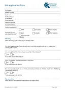 Blank Application Form In Word template thumbnail