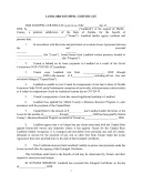 Tenant Estoppel Certificate Meaning template thumbnail