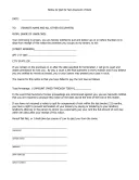 Eviction Notice Template Free Download template thumbnail