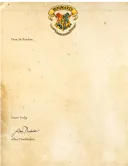 Fillable Hogwarts Acceptance Letter Word template thumbnail