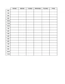 24 Hour Schedule Template template thumbnail
