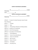 Family Limited Partnership Agreement Template template thumbnail