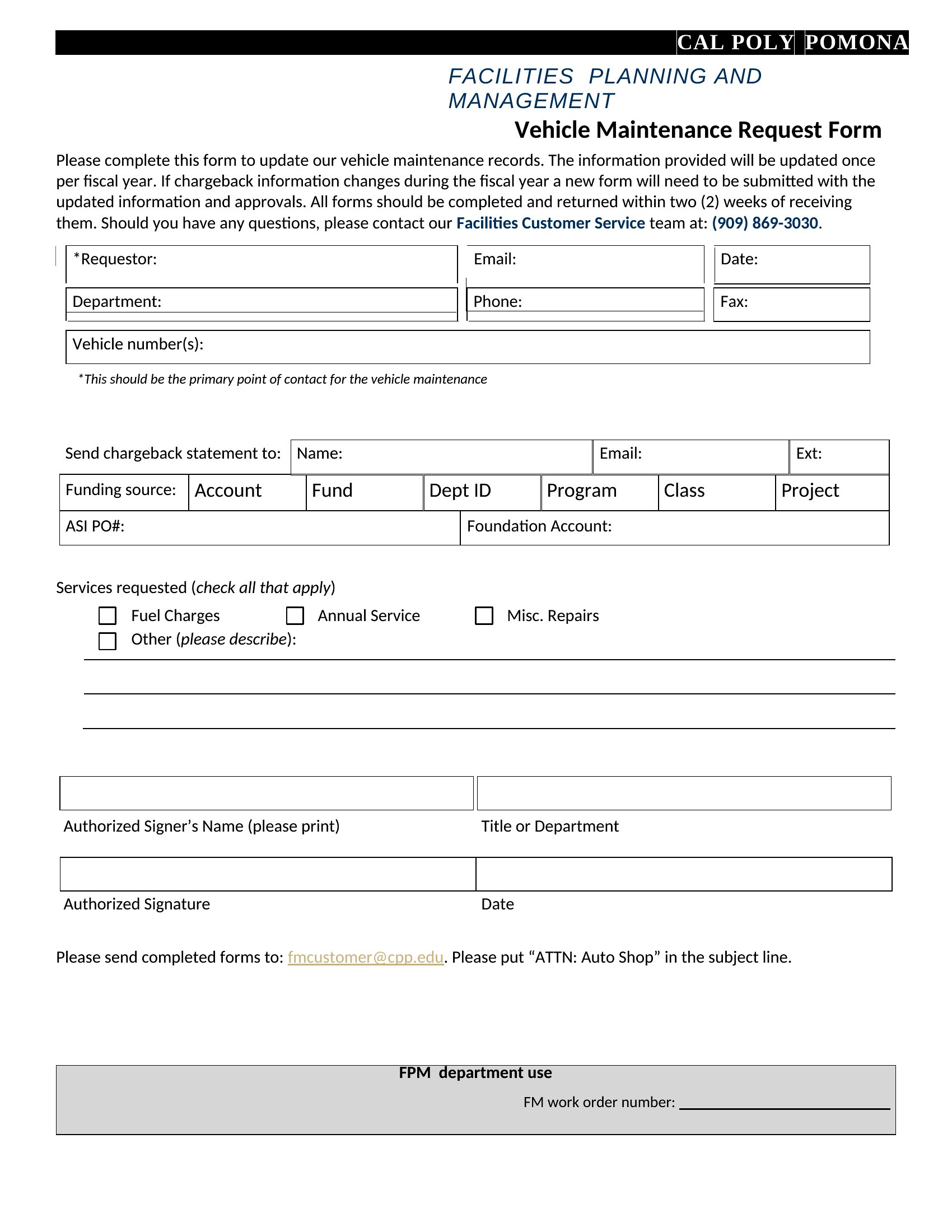 Maintenance Request Form Template Spar Premium Template 