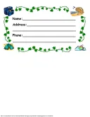 Name Tag Word Free template thumbnail