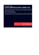 Excel Loan Payment Schedule Template template thumbnail