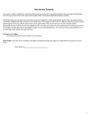 Peer Evaluation Forms template thumbnail
