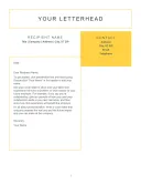 Free Printable Personal Letterhead template thumbnail
