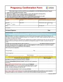 Proof Of Pregnancy Form From Doctor template thumbnail