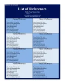 Blank Reference Page In Word template thumbnail