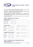 Free Download Security Report template thumbnail