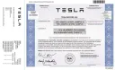 Tesla Stock Certificate template thumbnail