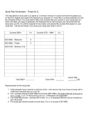Free Study Plan Template For Students template thumbnail