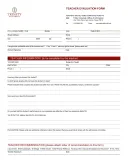 Free Printable Preschool Teacher Evaluation Forms template thumbnail