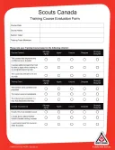 Fillable Training Evaluation Form Template template thumbnail