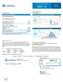 Utility Bill Template Free template thumbnail