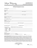 Free Wedding Photography Contract template thumbnail