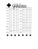 Free Printable Yahtzee Score Sheets template thumbnail